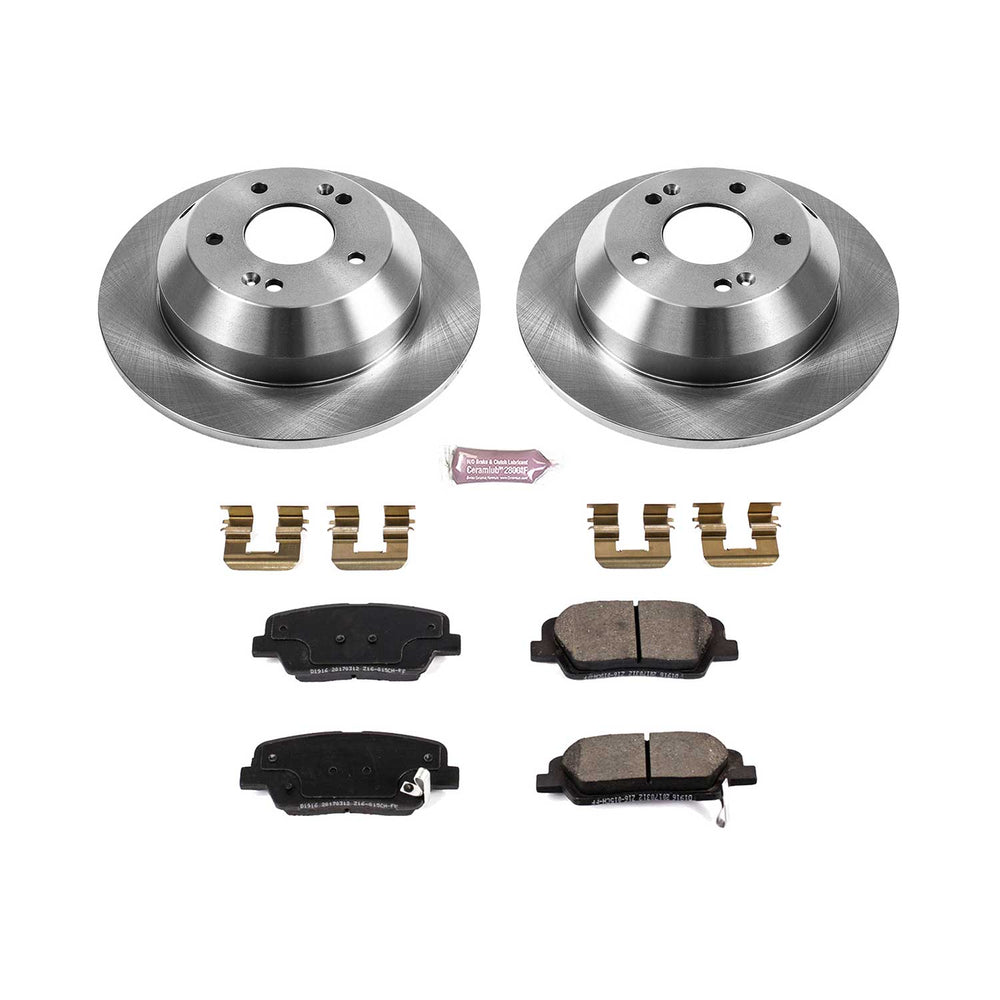 PowerStop KOE7507 Rear Brake Kit - exact manufacturer product photograph
