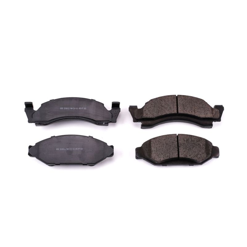 Power Stop Z16 Evolution Front Ceramic Brake Pads - 16-050 - PowerStop PSB16-050