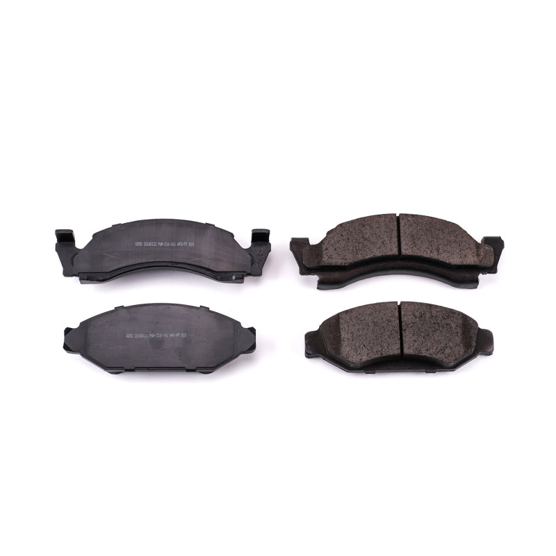 Power Stop Z16 Evolution Front Ceramic Brake Pads - 16-050 - PowerStop PSB16-050