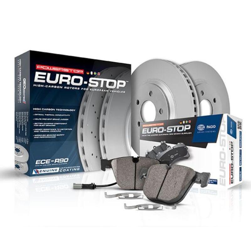 Power Stop 06-17 Volkswagen Touareg Front Euro-Stop Brake Kit - PowerStop ESK4656