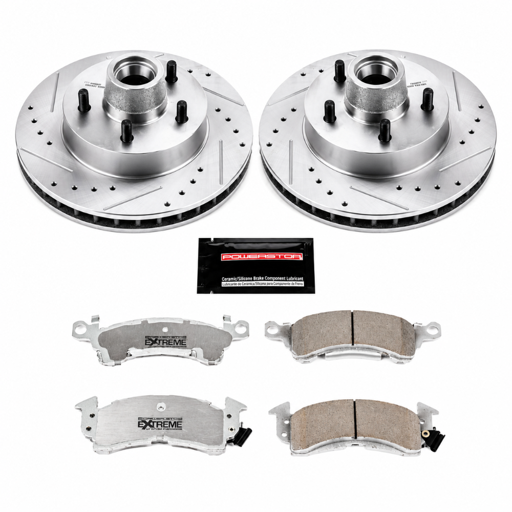 PowerStop PSBK4539-26 front brake upgrade kit for Buick Centurion with rotors and pads