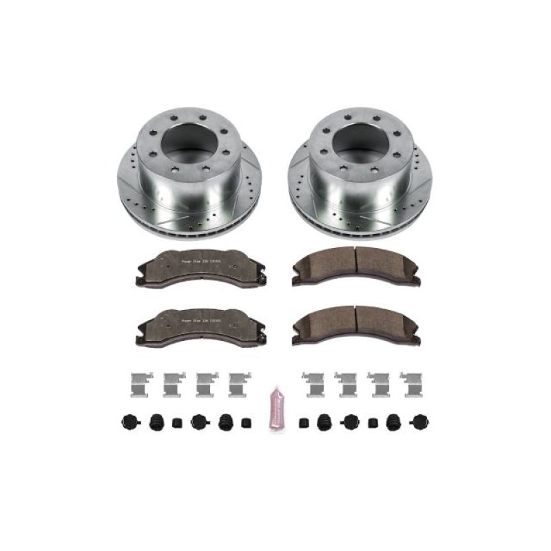 Power Stop 11-20 GMC Sierra 3500 HD Rear Z36 Truck & Tow Brake Kit - PowerStop PSBK5562-36