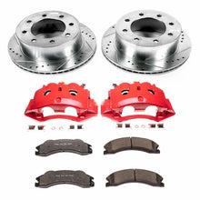 Load image into Gallery viewer, Power Stop 11-19 Chevrolet Silverado 3500 HD Rear Z36 Truck &amp; Tow Kit w/Cals - PowerStop PSBKC5562-36