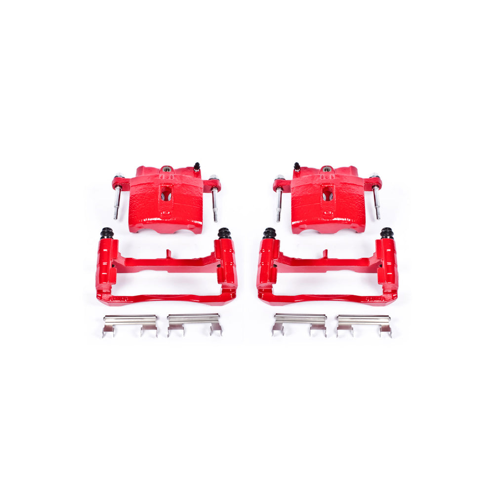 PowerStop S4728 Front and Rear Brake Caliper Set - exact manufacturer product photograph