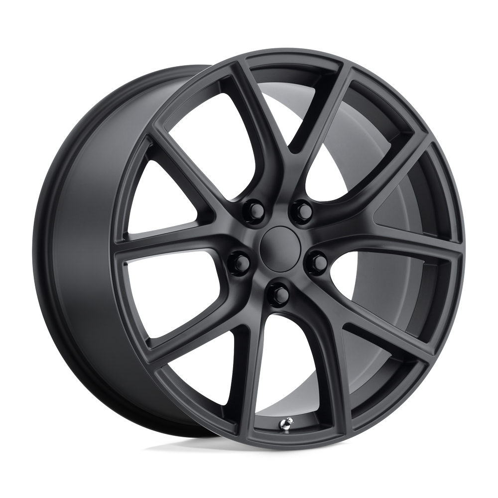 Close-up of hyper black finish and factory