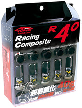 Load image into Gallery viewer, Project Kics 12x1.25 R40 Lug Nuts - Black (20 Pcs) - Black Ops Auto Works