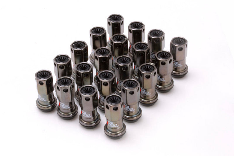 Project Kics 12X1.50 R40 Iconix Classical Lug Nuts w/ Black Plastic Cap - 20 - No Locks - Black Ops Auto Works