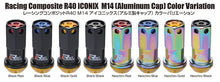 Load image into Gallery viewer, Project Kics 14x1.50 R40 Iconix Lock &amp; Lug Nuts - Neo Chrome w/Gold Cap (16+4 Locks) - Black Ops Auto Works