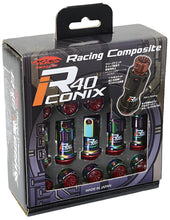 Load image into Gallery viewer, Project Kics 16+4 Locks Neocro R40 Iconix W/ Plastic Cap (Black) - 12X1.25 - Black Ops Auto Works