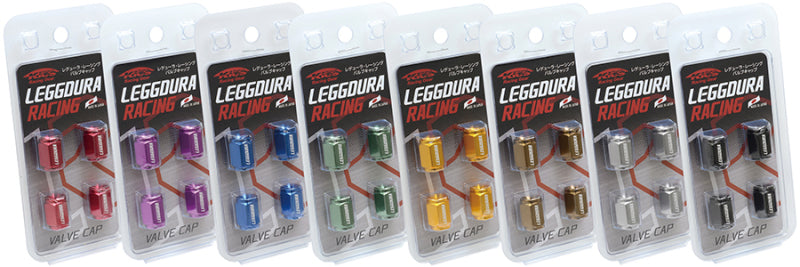 Project Kics Leggdura Racing Valve Cap Set Bronze - Black Ops Auto Works