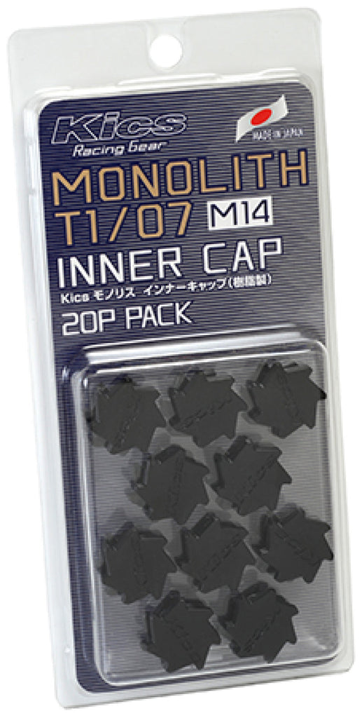 Project Kics M14 Monolith Cap - Black (Only Works For M14 Monolith Lugs) - 20 Pcs - Black Ops Auto Works