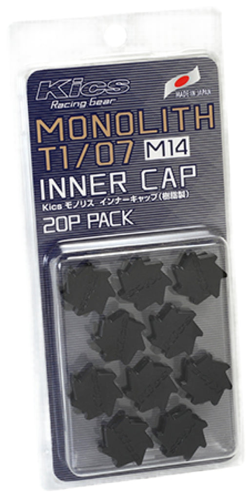 Project Kics M14 Monolith Cap - Black (Only Works For M14 Monolith Lugs) - 20 Pcs - Black Ops Auto Works