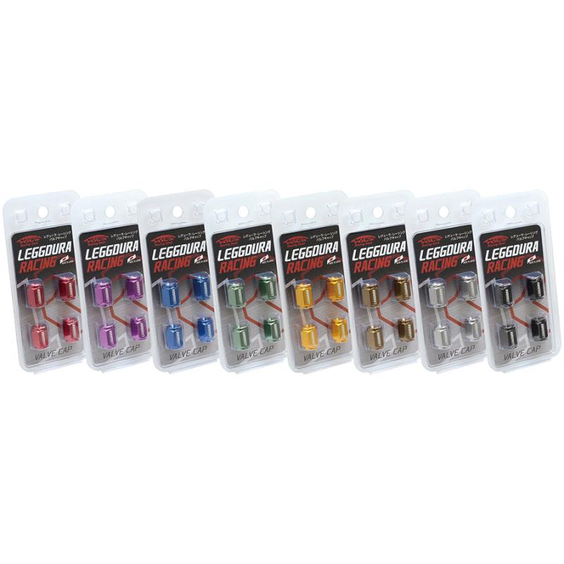 Project Kics Leggdura Racing Valve Cap Set Gunmetal - Project Kics PJKWCKIVG
