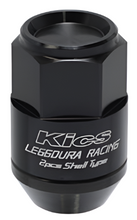 Load image into Gallery viewer, PJKWCL3513K-Project Kics Leggdura Racing Shell Type Lug Nut 35mm Closed-End Look 16 Pcs + 4 Locks 12X1.25 Black-Lug Nuts-Project Kics