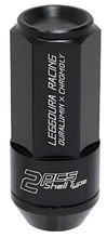 Load image into Gallery viewer, PJKWCL5311K-Project Kics Leggdura Racing Shell Type Lug Nut 53mm Closed-End Look 16 Pcs + 4 Locks 12X1.5 Black-Lug Nuts-Project Kics