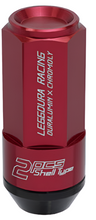 Load image into Gallery viewer, PJKWCL5311R-Project Kics Leggdura Racing Shell Type Lug Nut 53mm Closed-End Look 16 Pcs + 4 Locks 12X1.5 Red-Lug Nuts-Project Kics