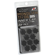 Load image into Gallery viewer, Project Kics M12 Monolith Cap - Black (Only Works For M12 Monolith Lugs) - 20 Pcs - Project Kics PJKWCMF1K
