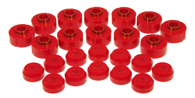 Prothane 63-91 Jeep Wagoneer Body Mount - Red - Black Ops Auto Works