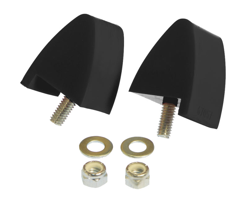 Prothane 64-73 Ford Mustang Front Bump Stops - Black - Black Ops Auto Works