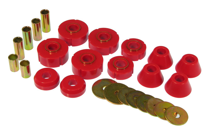 Prothane 67-72 Chevy C10 Body Mount Kit - Red - Black Ops Auto Works