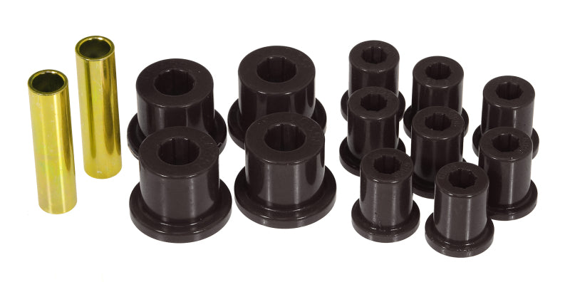 Prothane 76-86 Jeep CJ5/CJ7 Rear Spring & Shackle Bushings - Black - Black Ops Auto Works