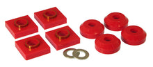 Load image into Gallery viewer, Prothane 76 &amp; Earlier Ford F150/250 Transfer Case Mounts - Red - Black Ops Auto Works