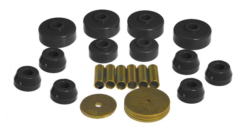 Prothane 79-88 Toyota Truck 4wd Body Mount Kit - Black - Black Ops Auto Works