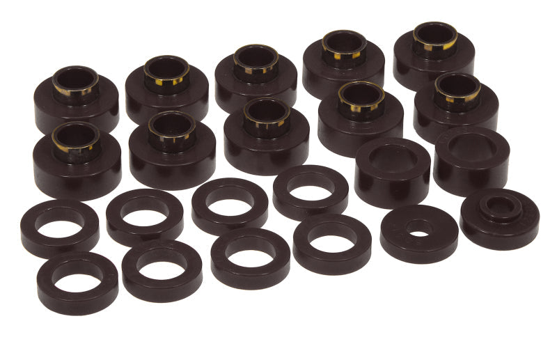 Prothane 80-86 Jeep CJ5/CJ7 Body Mount 22 Bushing Kit - Black - Black Ops Auto Works