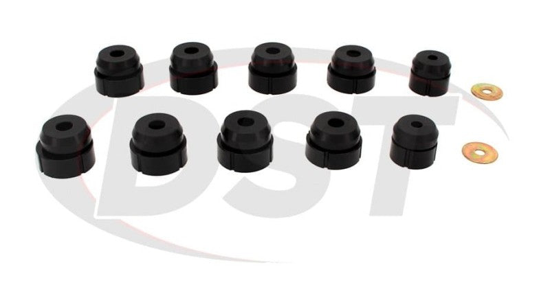 Prothane 80-96 Ford Bronco 2wd/4wd Body Mount - Black - Black Ops Auto Works