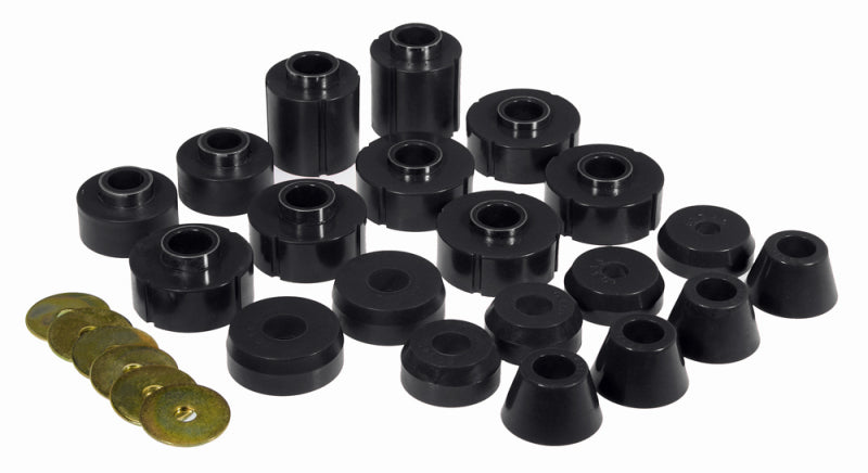 Prothane 80-96 Ford F100/350 2/4wd Body Mount - Black - Black Ops Auto Works