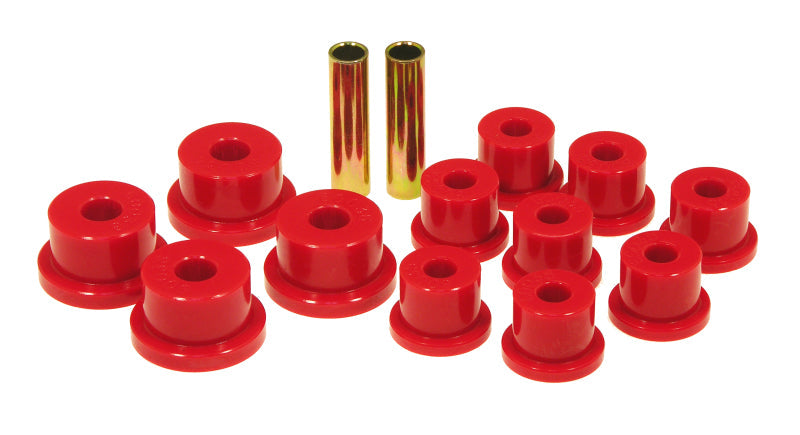 Prothane 85-88 Suzuki Samurai Spring & Shackle Bushings (OEM Shackles) - Red - Black Ops Auto Works