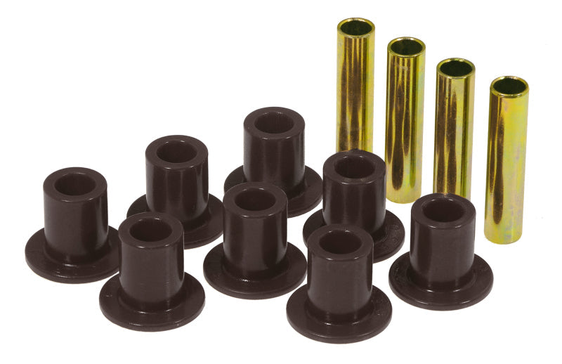 Prothane 87-96 Jeep Front Spring & Shackle Bushings - Black - Black Ops Auto Works