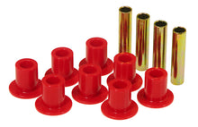 Load image into Gallery viewer, Prothane 87-96 Jeep Front Spring &amp; Shackle Bushings - Red - Black Ops Auto Works