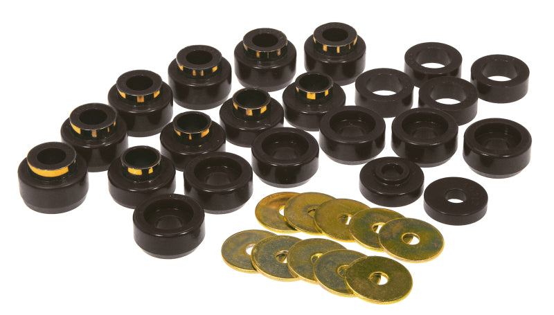 Prothane 87-96 Jeep Wrangler Body Mount - Black - Black Ops Auto Works
