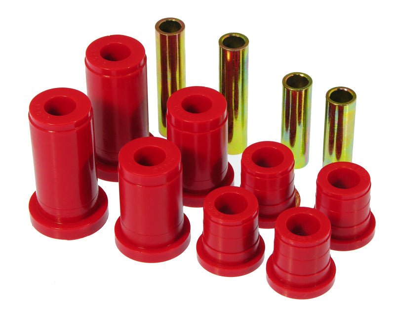 Prothane 88-98 Chevy K10/20/30 4WD PU Control Arm Bushings - Red - Black Ops Auto Works