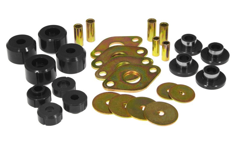 Prothane 95-00 Toyota P/U 2/4wd Body Mount Kit - Black - Black Ops Auto Works