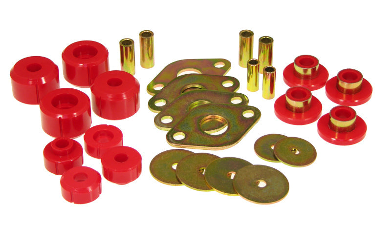 Prothane 95-00 Toyota P/U 2/4wd Body Mount Kit - Red - Black Ops Auto Works