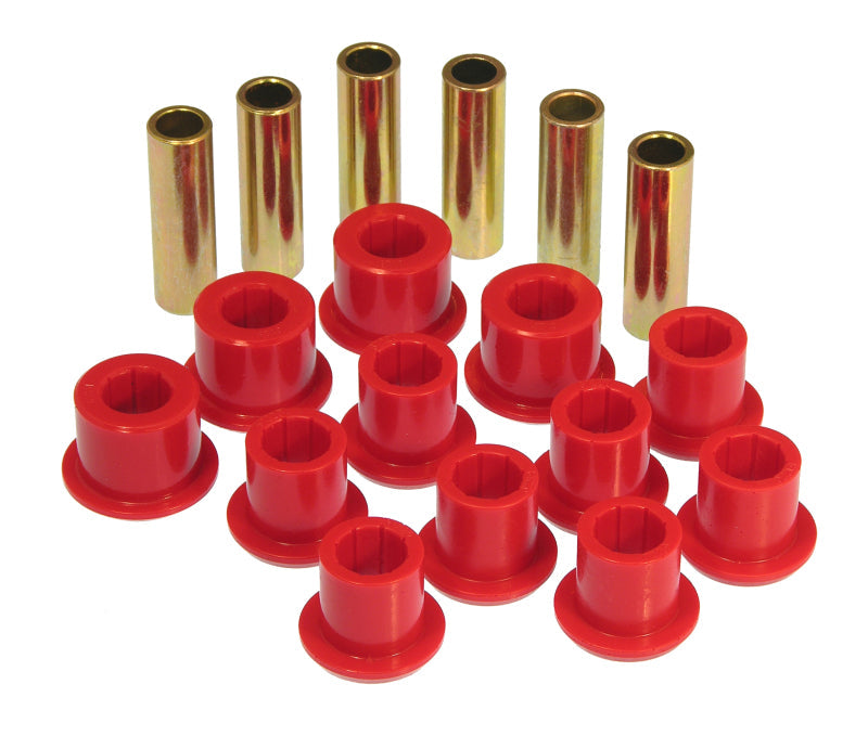 Prothane 98-08 Ford Ranger Rear Leaf Spring Bushings - Red - Black Ops Auto Works