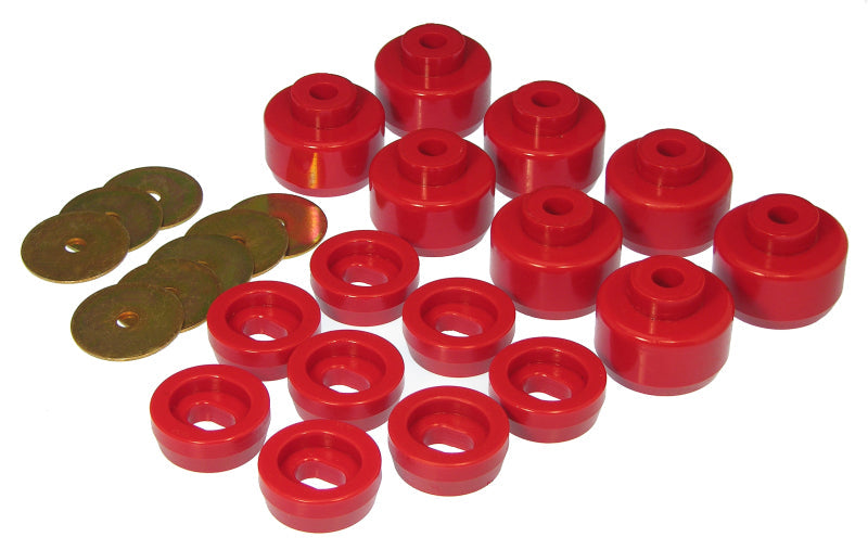 Prothane 99-07 Chevy Silverado Canadian Model Body Mount - Red - Black Ops Auto Works