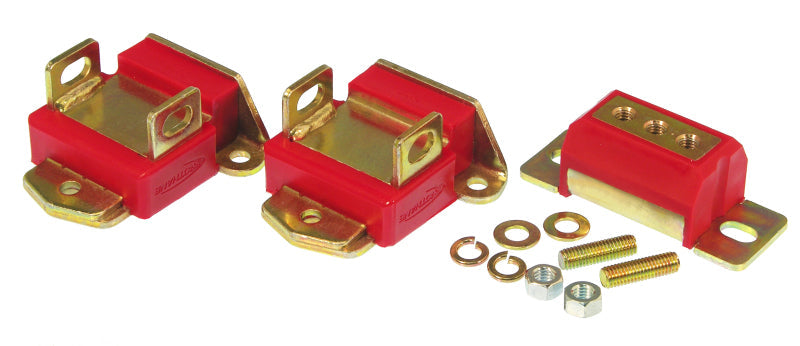 Prothane GM Motor & Trans Mount Kit - Red - Black Ops Auto Works