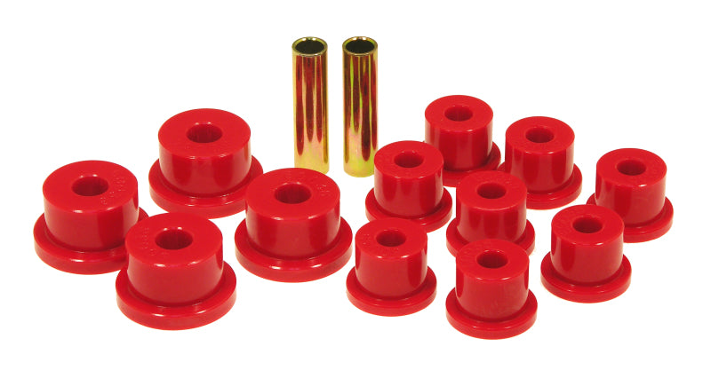 Prothane 85-88 Suzuki Samurai Spring & Shackle Bushings (OEM Shackles) - Red - Prothane 17-1001