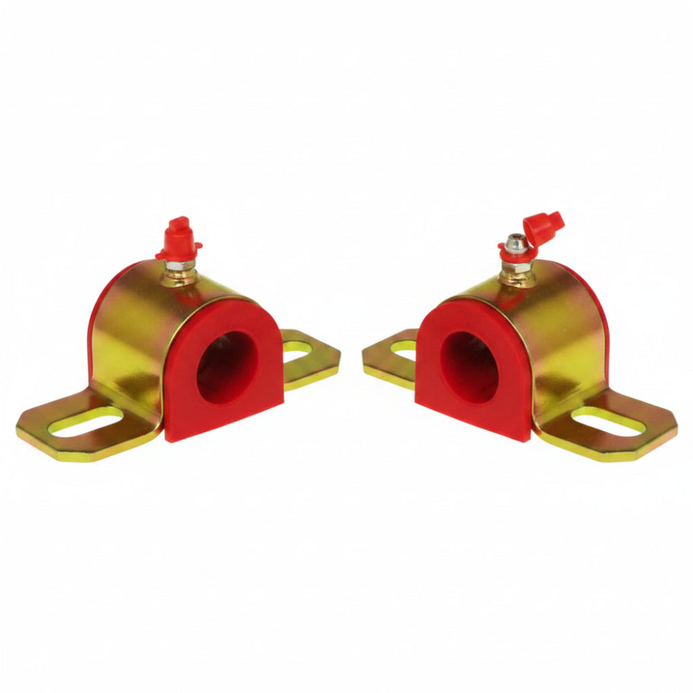 Prothane Universal Greasable Sway Bar Bushings - 19MM - Type A Bracket - Red - Prothane 19-1162