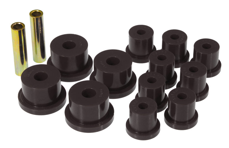 Prothane 64-73 Ford Mustang Rear Spring & 1/2in Shackle Bushings - Black - Prothane 6-1051-BL