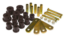 Load image into Gallery viewer, Prothane 64-73 Ford Mustang Rear Spring Bushings w/ HD Shackle Kit - Black - Prothane 6-1053-BL