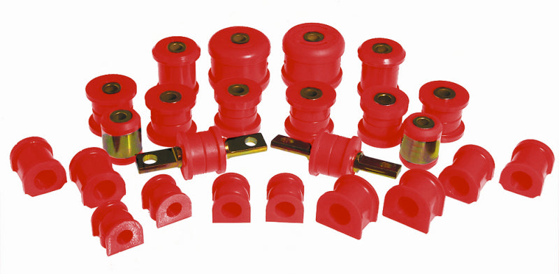 Prothane 01-03 Honda Civic Total Kit - Red - Prothane 8-2019