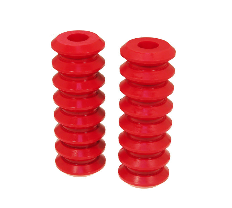Prothane Universal Coil Spring Inserts - 10.5in High - Red - Black Ops Auto Works