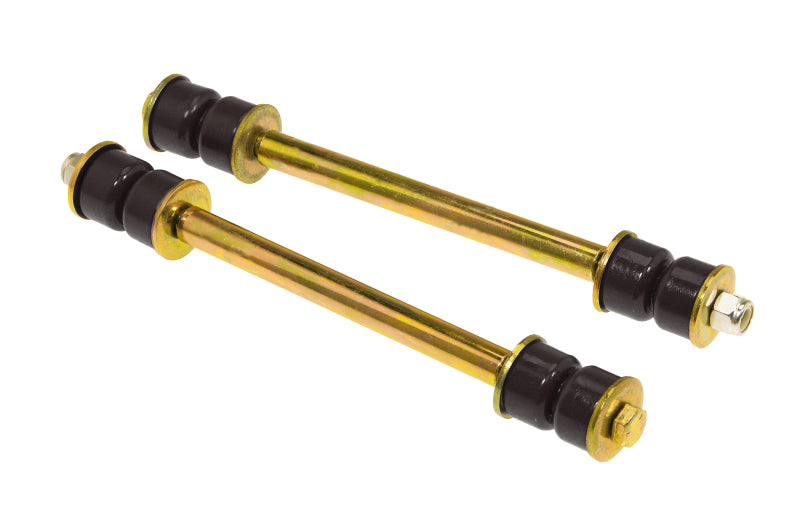 Prothane Universal End Link Set - 7 3/8in Mounting Length - Black - Black Ops Auto Works