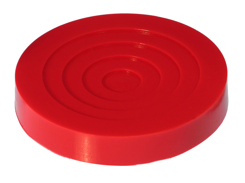 Prothane Universal Jack Pad 5in Diameter Model - Red - Black Ops Auto Works