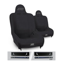 Load image into Gallery viewer, PRP Seats PRP 97-02 Jeep Wrangler TJ Premier High Back Suspension Seats Kit (Pair) - Black