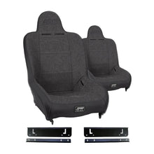 Load image into Gallery viewer, PRP 97-02 Jeep Wrangler TJ Premier High Back Suspension Seats Kit (Pair) - Gray PRP Seats PRPA100110-C23-54